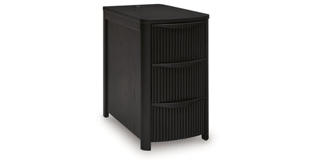 Camdill Black Chairside End Table from Ashley - Luna Furniture