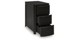 Camdill Black Chairside End Table from Ashley - Luna Furniture