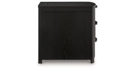 Camdill Black Chairside End Table from Ashley - Luna Furniture