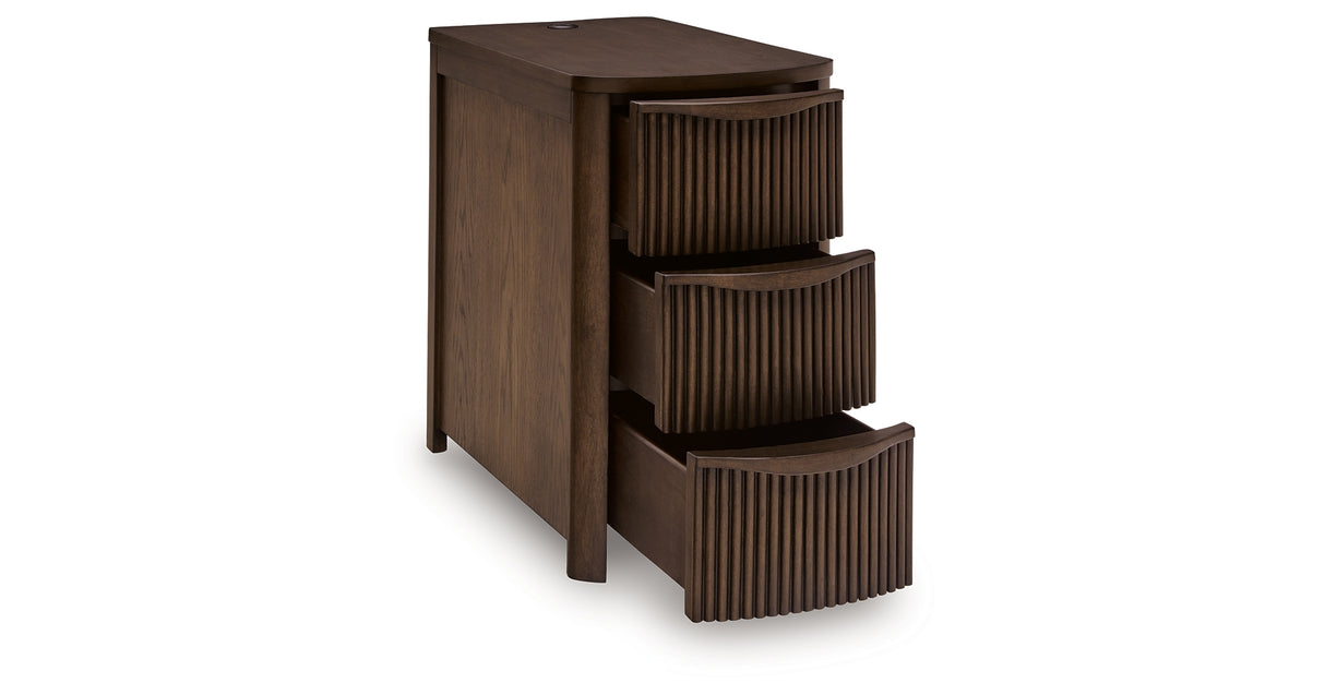 Camdill Dark Brown Chairside End Table from Ashley - Luna Furniture