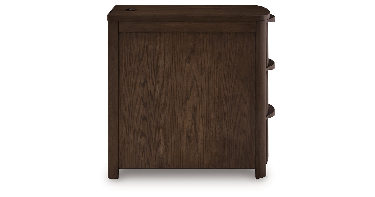 Camdill Dark Brown Chairside End Table from Ashley - Luna Furniture