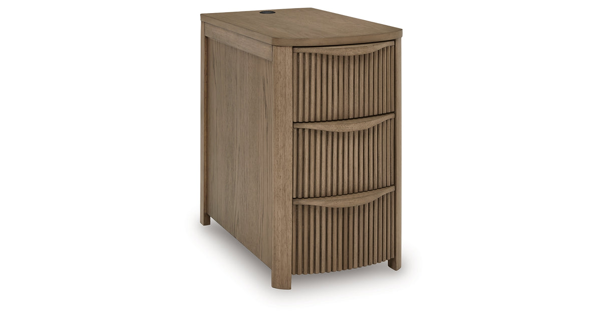 Camdill Light Brown Chairside End Table from Ashley - Luna Furniture