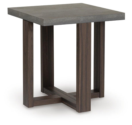 Dynnford Gray/Brown Table (Set of 3) from Ashley Furniture - Luna Furniture