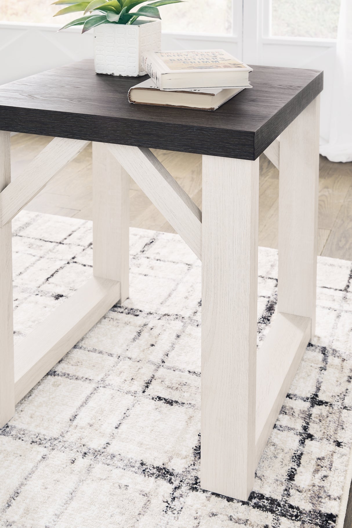 Dorrinson Antique White Table from Ashley Furniture - Luna Furniture