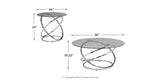 Hollynyx Chrome Finish Table from Ashley - Luna Furniture