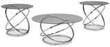 Hollynyx Chrome Finish Table from Ashley - Luna Furniture