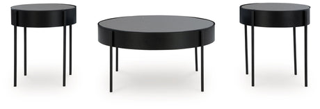 Ardoline Black Table (Set of 3) from Ashley - Luna Furniture