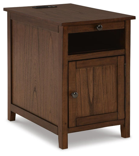 Treytown Brown Chairside End Table from Ashley - Luna Furniture