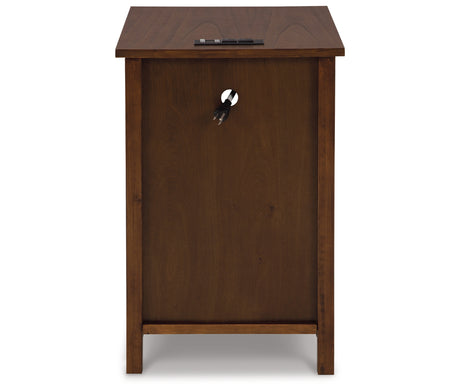 Treytown Brown Chairside End Table from Ashley - Luna Furniture