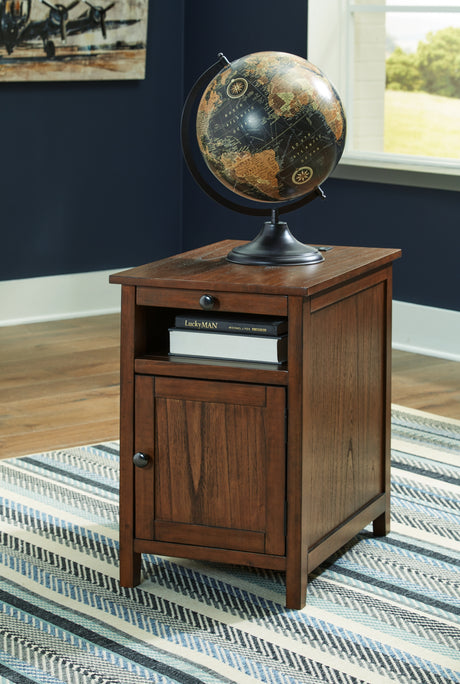 Treytown Brown Chairside End Table from Ashley - Luna Furniture