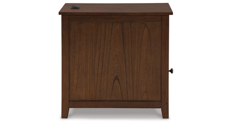 Treytown Brown Chairside End Table from Ashley - Luna Furniture