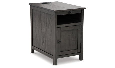 Treytown Gray Chairside End Table from Ashley - Luna Furniture