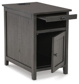 Treytown Gray Chairside End Table from Ashley Furniture - Luna Furniture