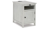 Treytown Antique White Chairside End Table from Ashley Furniture - Luna Furniture