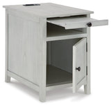 Treytown Antique White Chairside End Table from Ashley Furniture - Luna Furniture