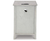 Treytown Antique White Chairside End Table from Ashley Furniture - Luna Furniture