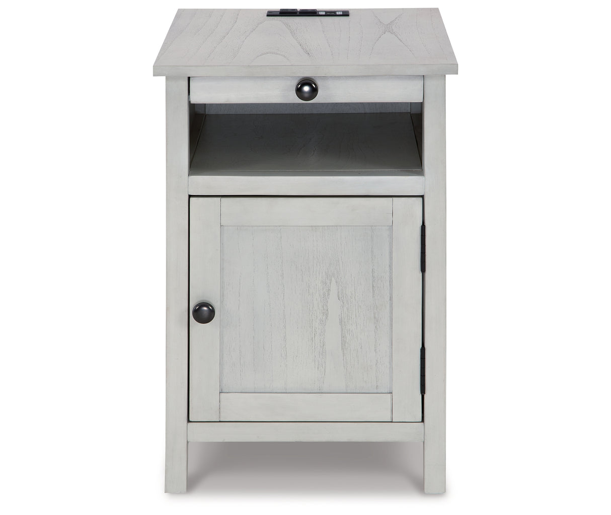 Treytown Antique White Chairside End Table from Ashley Furniture - Luna Furniture
