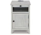 Treytown Antique White Chairside End Table from Ashley Furniture - Luna Furniture