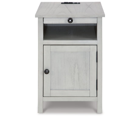 Treytown Antique White Chairside End Table from Ashley - Luna Furniture