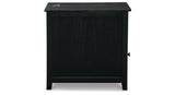 Treytown Black Chairside End Table from Ashley Furniture - Luna Furniture