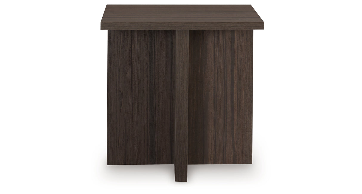 Zendex Brown Table from Ashley Furniture - Luna Furniture