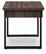 Wickman Falls Dark Brown End Table from Ashley - Luna Furniture