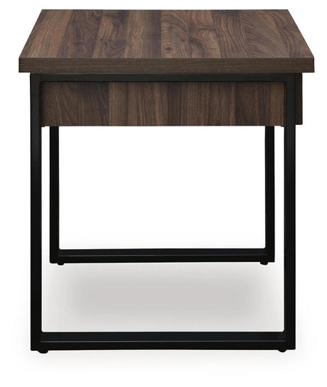 Wickman Falls Dark Brown End Table from Ashley Furniture - Luna Furniture