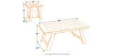 Noorbrook Black/Pewter Table from Ashley - Luna Furniture