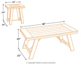 Noorbrook Black/Pewter Table from Ashley - Luna Furniture