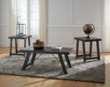 Noorbrook Black/Pewter Table from Ashley - Luna Furniture