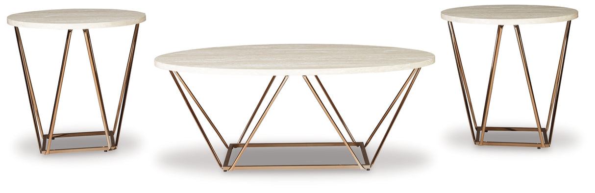 Tarica Two-tone Table from Ashley - Luna Furniture