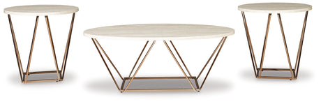 Tarica Two-tone Table from Ashley Furniture - Luna Furniture
