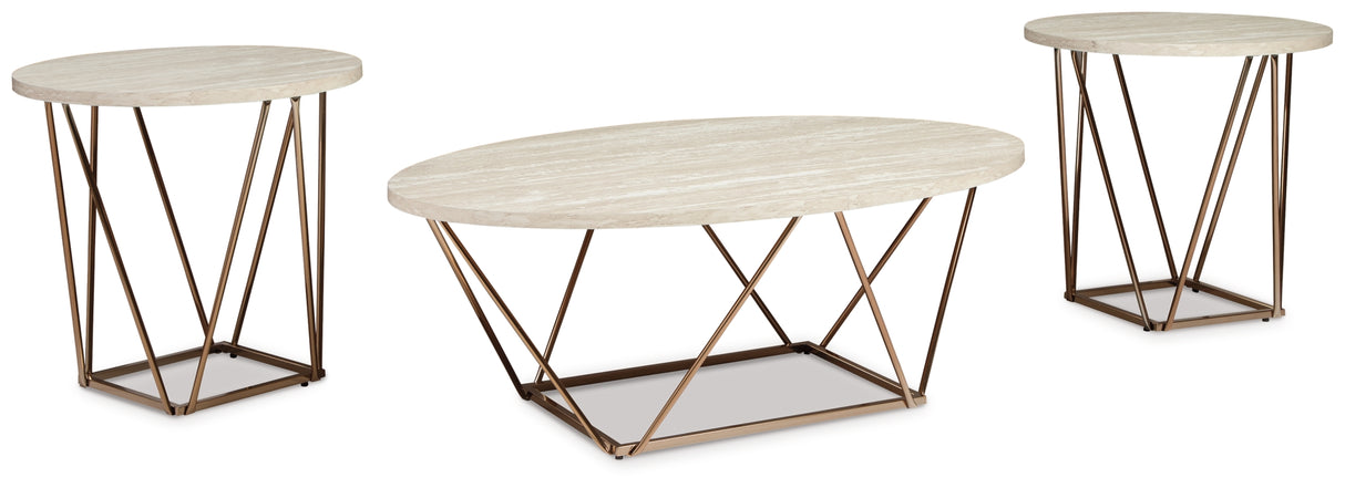 Tarica Two-tone Table from Ashley - Luna Furniture