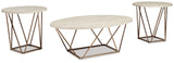 Tarica Two-tone Table from Ashley - Luna Furniture