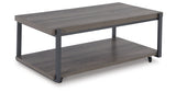 Wilmaden Gray/Black Table from Ashley - Luna Furniture