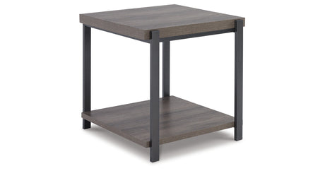 Wilmaden Gray/Black Table from Ashley Furniture - Luna Furniture
