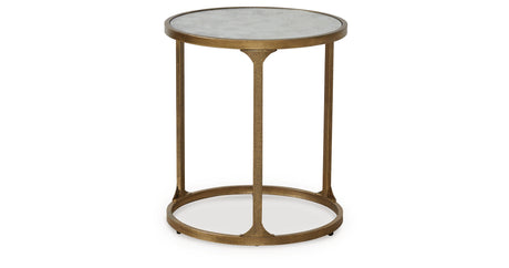 Korajane Antique Gold End Table from Ashley - Luna Furniture