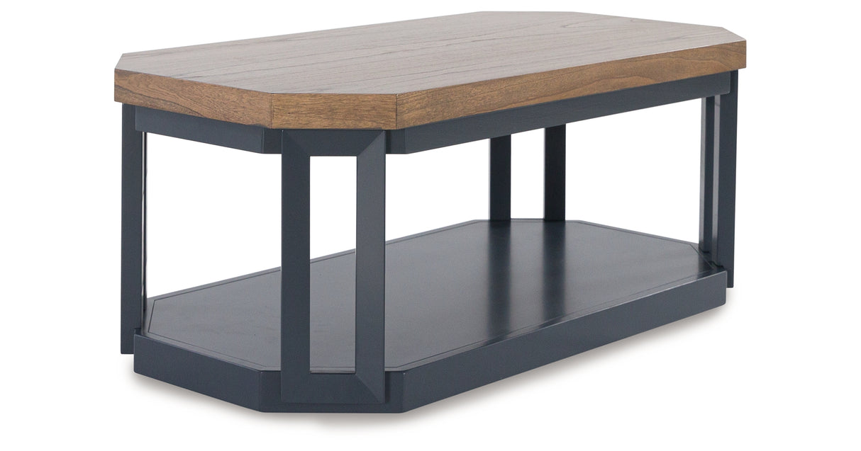 Landocken Brown/Blue Table from Ashley Furniture - Luna Furniture