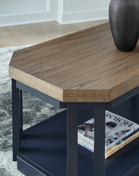 Landocken Brown/Blue Table from Ashley - Luna Furniture