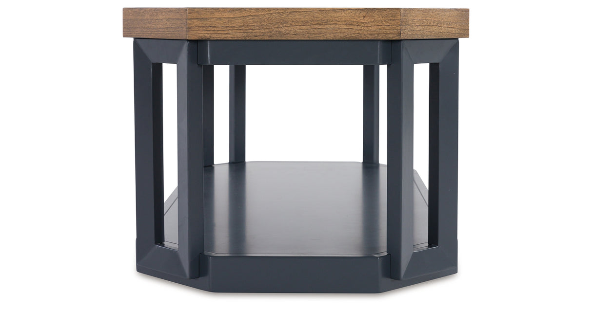Landocken Brown/Blue Table from Ashley Furniture - Luna Furniture