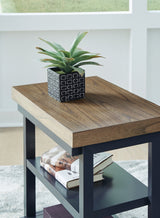 Landocken Brown/Blue Table from Ashley Furniture - Luna Furniture