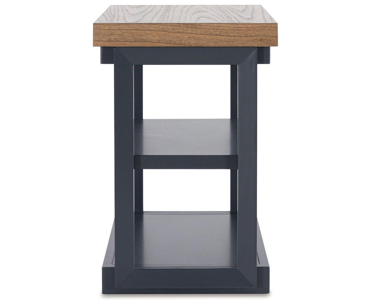 Landocken Brown/Blue Table from Ashley Furniture - Luna Furniture