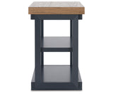 Landocken Brown/Blue Table from Ashley Furniture - Luna Furniture