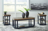 Landocken Brown/Blue Table from Ashley Furniture - Luna Furniture