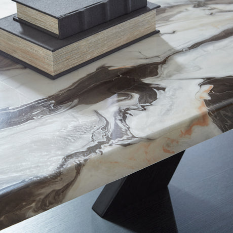 Cendill Dark Brown/White/Black Table (Set of 3) from Ashley - Luna Furniture