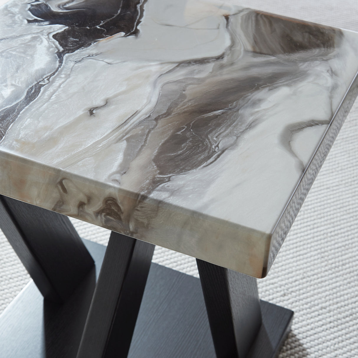 Cendill Dark Brown/White/Black Table (Set of 3) from Ashley - Luna Furniture