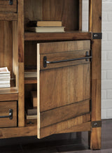 Roybeck Light Brown/Bronze Accent Cabinet from Ashley Furniture - Luna Furniture