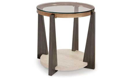 Frazwa Coffee Table with 2 End Tables in Multi from Ashley - Luna Furniture