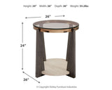 Frazwa Multi Coffee Table and 2 End Tables from Ashley Furniture - Luna Furniture