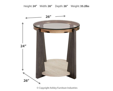 Frazwa Multi Coffee Table and 2 End Tables from Ashley Furniture - Luna Furniture
